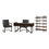 Starmore Home Office Desk with Chair and Storage(PKG008035 (H633-70,H633-27,H633-02A(2)) )