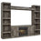 Wynnlow 4-Piece Entertainment Center with Electric Fireplace (EW0440W8)