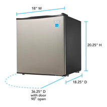 Avanti 1.7 cu. ft. Compact Refrigerator Stainless Steel (AR17T3S)