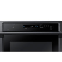 30" Smart Single Electric Wall Oven with Steam Cook in Black Stainless Steel (NV51K6650SG)