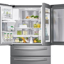 28 cu. ft. Food Showcase 4-Door French Door Refrigerator in Stainless Steel (RF28R7351SR)