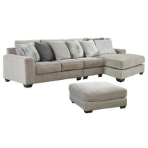 Ardsley 3-Piece Sectional with Ottoman