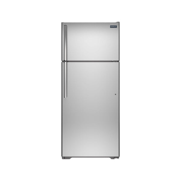 CROSLEY 17.5 Cubic Foot Top Mount Refrigerator Stainless Steel