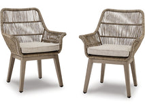 Beach Front Outdoor Dining Table and 6 Chairs (PKG014897)