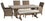 Beachcroft Outdoor Dining Table and 4 Chairs and Bench (PKG000284)