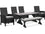 Beachcroft Outdoor Dining Table and 4 Chairs and Bench (PKG016790)