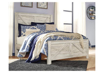 Bellaby King Crossbuck Panel Bed with Dresser