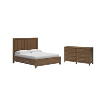 Cabalynn California King Panel Bed with Dresser