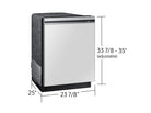 SAMSUNG BESPOKE 24" BI Dish Wht (DW80BB707012AA)