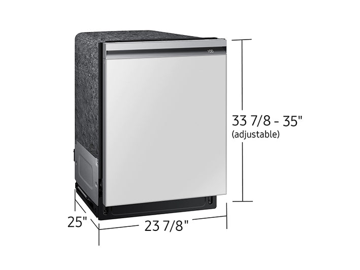 SAMSUNG BESPOKE 24" BI Dish Wht (DW80BB707012AA)