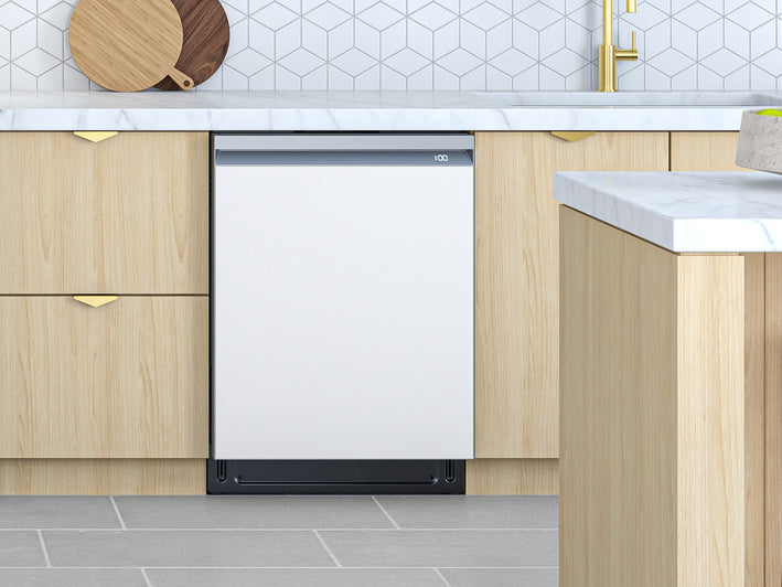 SAMSUNG BESPOKE 24" BI Dish Wht (DW80BB707012AA)