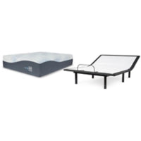 Millennium Luxury Plush Gel Latex Hybrid Mattress with Adjustable Base