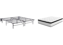 Chime 10 Inch Hybrid 10 Inch Hybrid Mattress with Foundation