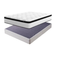 Chime 12 Inch Hybrid Mattress with Foundation