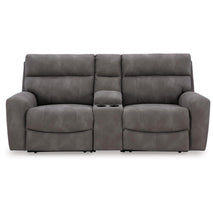 Next-Gen DuraPella 3-Piece Power Reclining Sectional Loveseat with Console